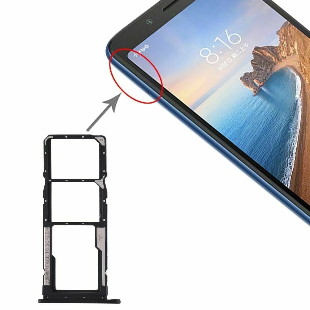 

100% Original Brand New for Xiaomi Redmi 7A Card Holder Tray Bracket Replacement