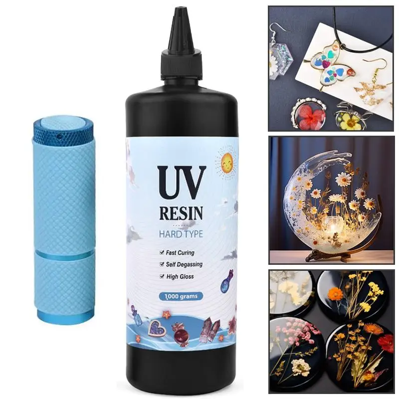 25/60/100/120/200/500/1000 г твердый УФ-клей из эпоксидной смолы ультрафиолетовый солнечный