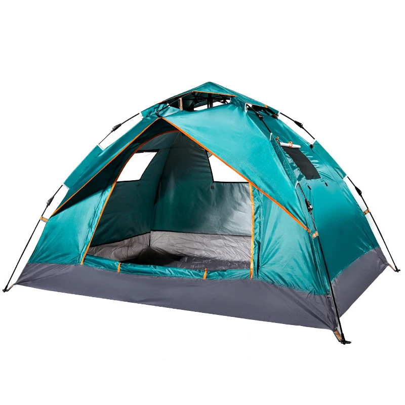 Палатка для пикника и кемпинга на 2 человек, водонепроницаемый УФ-фильтр, автоматическая система рамок
