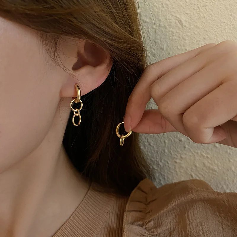 

New Arrivals Women Fashion Earrings Silver Hoop Earrings 925 Sterling Jewelry Earring