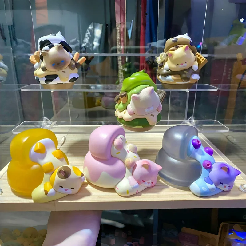 Милый Femi Послеобеденный Чай Десерт Серия Tide Play Слепая Коробка Ручная Набор