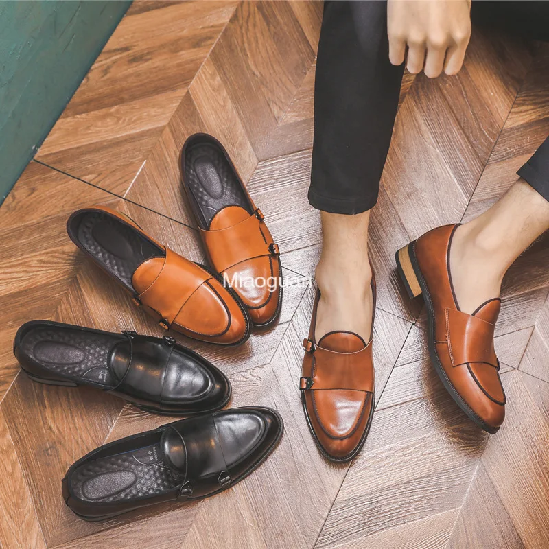 

Мужская обувь, повседневная кожаная Роскошная брендовая дизайнерская модная деловая Мужская обувь со шнуровкой и острым носком для вождения