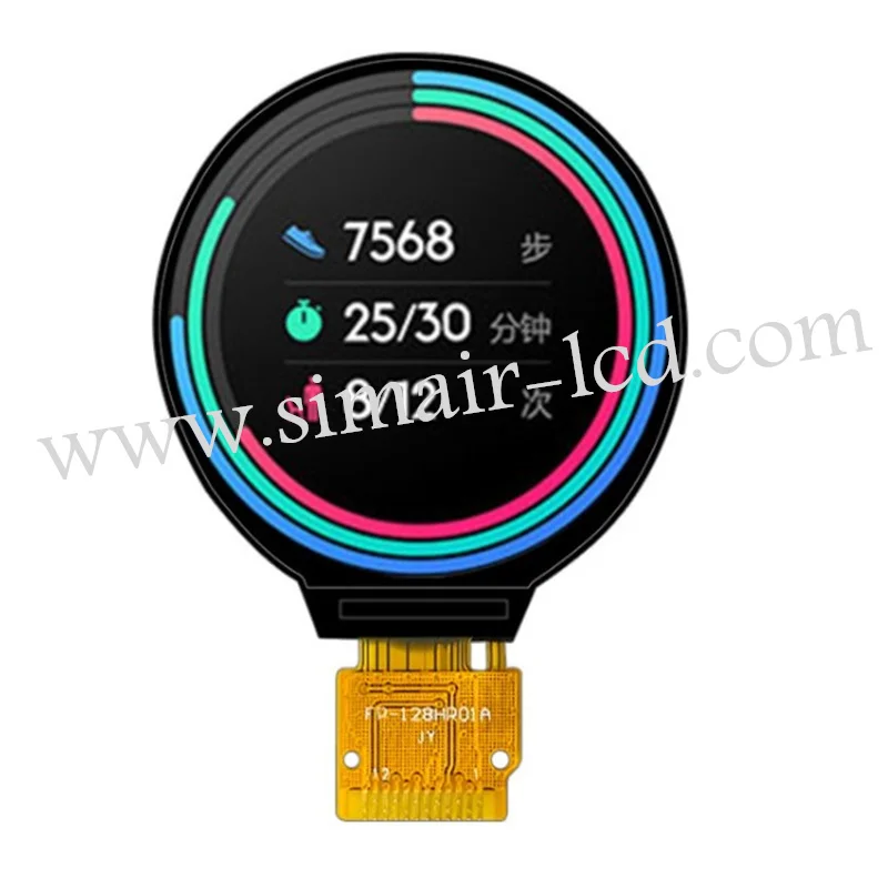 Новый HD IPS 1 28 дюйма ручной GC9A01 круглый TFT ЖК-дисплей для умных часов - купить по