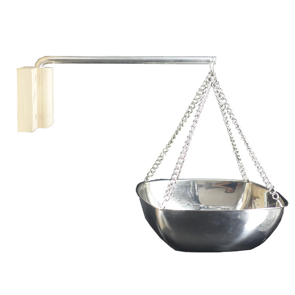 

Essential Diffuser Sauna Spa Bowl Hanging With Chain Practical Round Stainless Steel Aromatherapy Oil Cup Fragrance Indoor Salon