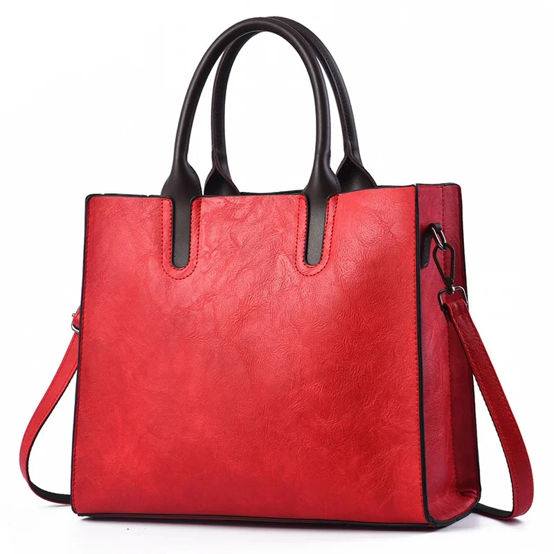 

British Retro Commuter Bag 2023 New Women's Bag High Capacity Portable One Shoulder Crossbody Bag Soft Leather Fashion Women's B