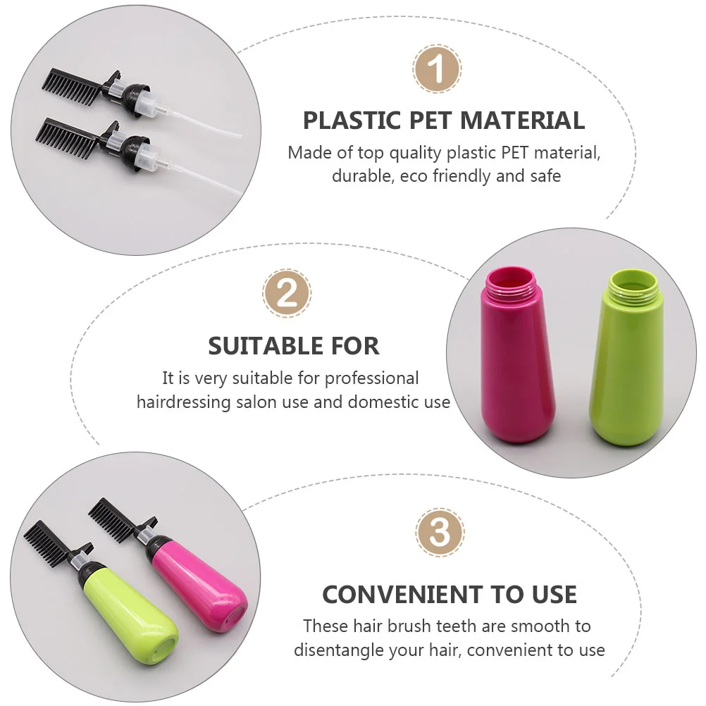 Аппликатор для краски волос расческа укладки масла пластиковая кисть красоты