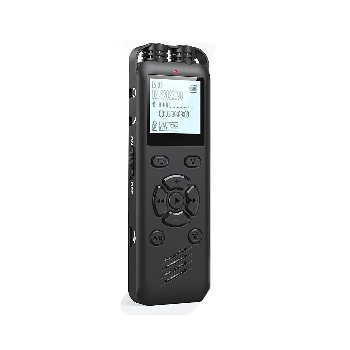 

32GB Digital Voice Recorder for Lectures Meetings, Timing Recording Voice Activated Recorder Device with Playback