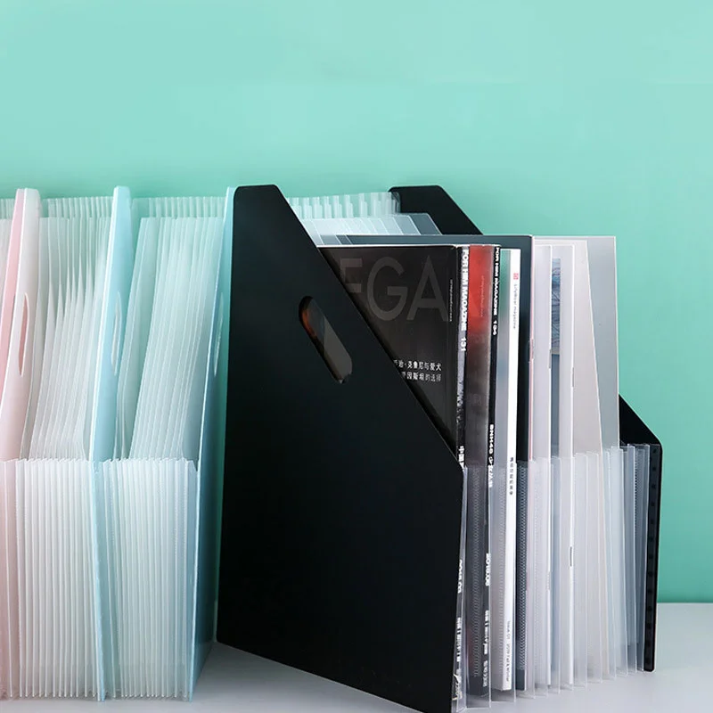 

1PC School Office Stationery Desk File Folder Document Paper Organizer Storage Holder Multilayer Expanding Box