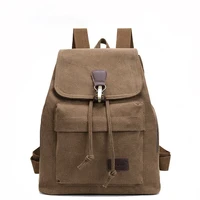 women canvas backpack for teenager shoulder bag waterproof canvas bag high quality female travel bag men