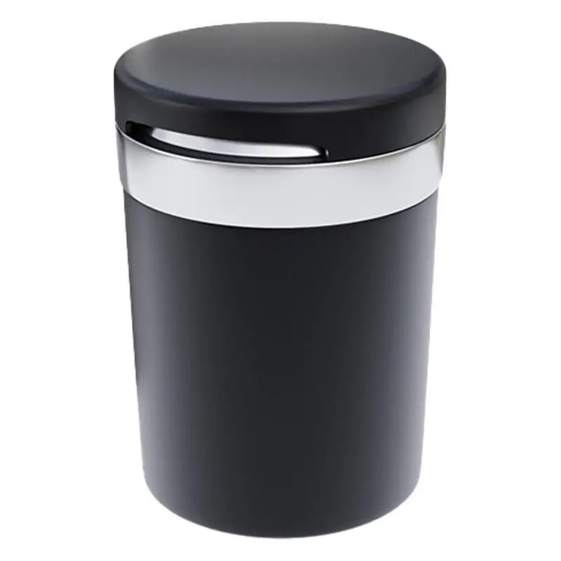 

Mini Trash Can For Car Auto Multi-Purpose Smokeless Ashtray Space-Saving Vehicle Storage Tool For Car Armrest Box Door Pocket