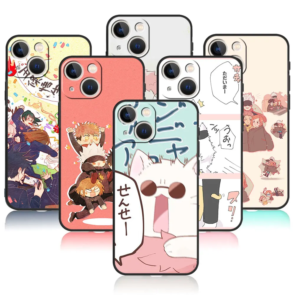 

Mobilephone Full For Apple iPhone 8 Plus 14 7 12 XS X 11 XR 13 Pro Max SE Mini 6S SE2 6 5S SE2022 Jujutsu Kaisen Phone Case