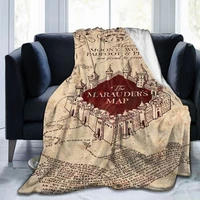 ai weier extra soft i like exercise marauders map throw blankets sherpa flannel travel blanket throw wearable blankets large