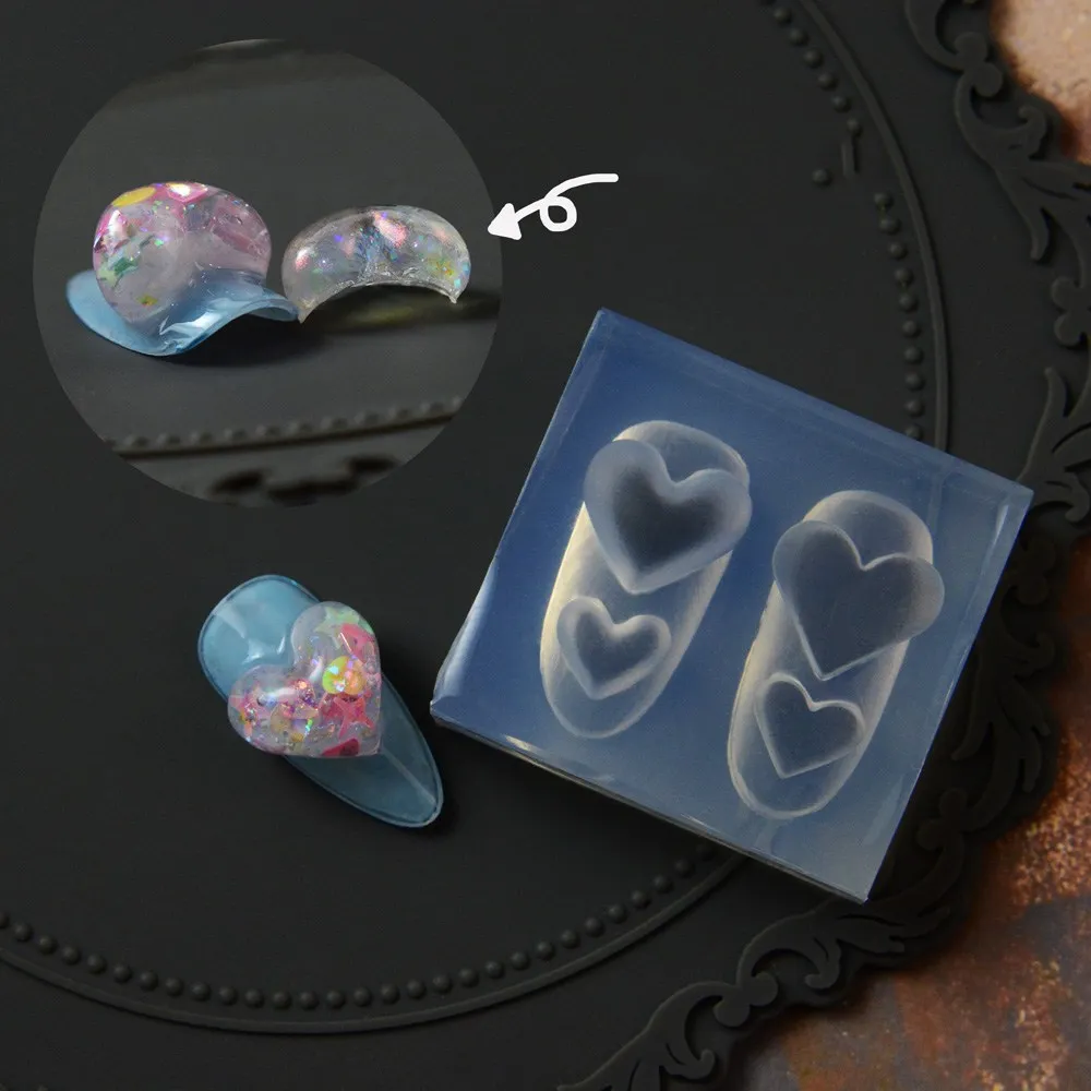 

1pc 3D Acrylic Mold Nail Art Decorations Nails DIY Design Silicone Chinese Opera Nail Art Templates Nails Mold