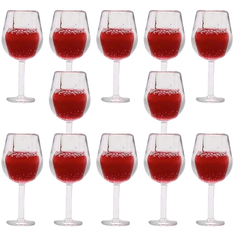 12 шт. аксессуары Gobstoppers ложные миниатюрные чашки из смолы для кукольного дома