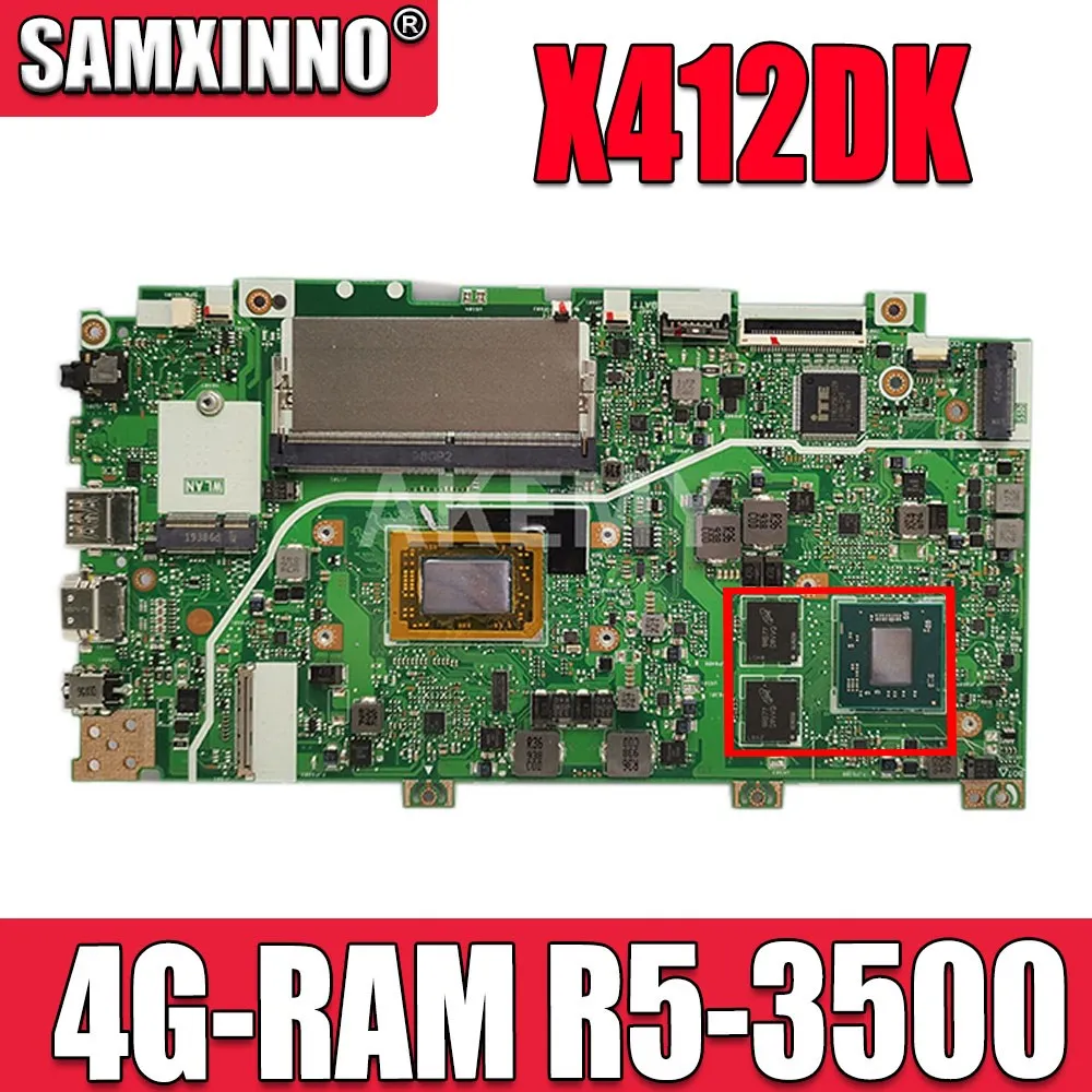 Материнская плата X412DK ASUS Vivobook A412D F412D X412D для ноутбука материнская 4G ОЗУ Φ (V2G)