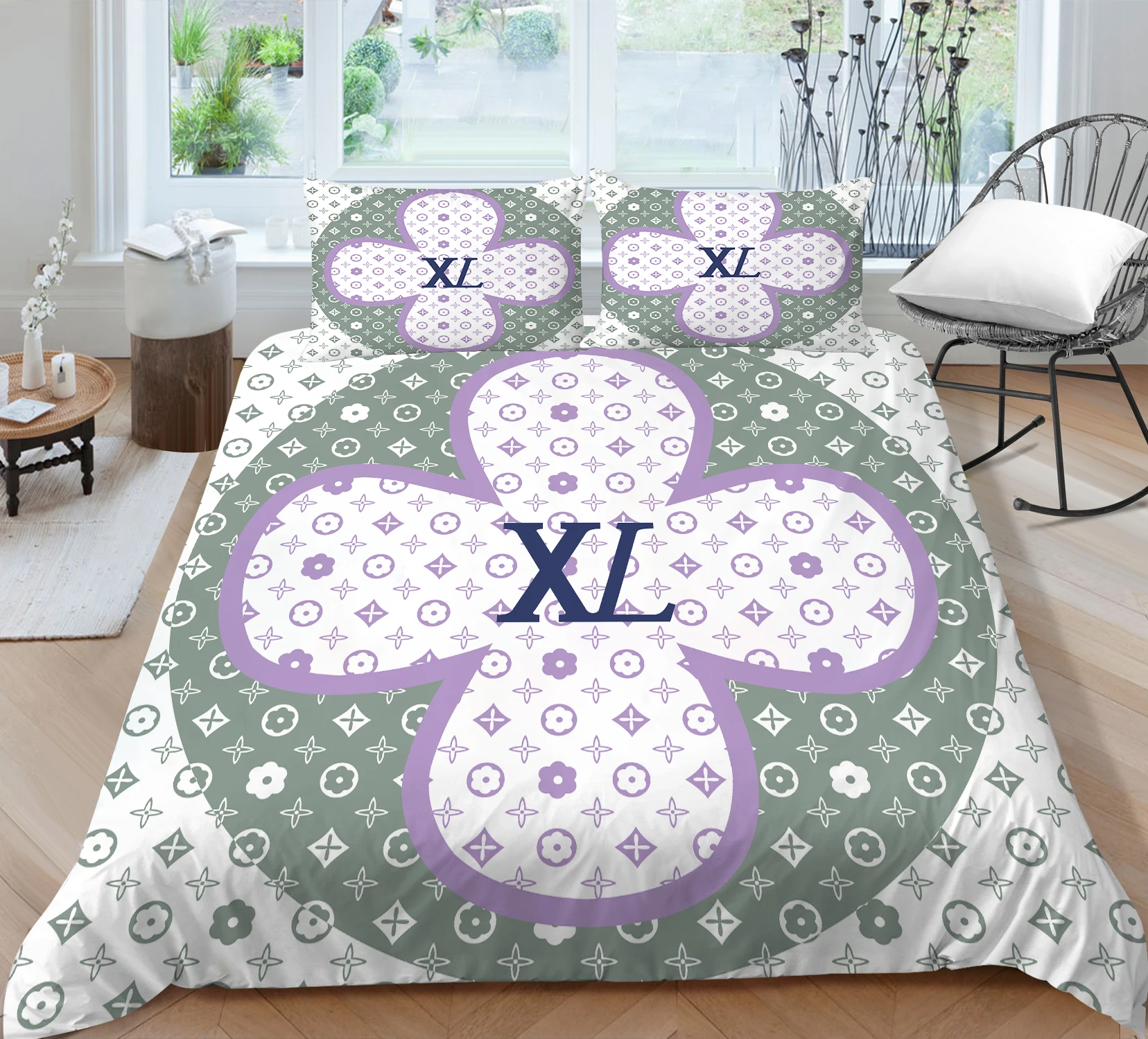 

Wholesale European Pattern Hot Sale Soft Bedding Set 3d Digital Luxury Life Printing 2/3pcs Duvet Cover Set ES/DE/EU/AU/US Size