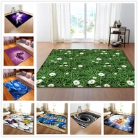 3d carpet living room home bedroom kitchen rugs carpets flannel velvet memory foam green grass parlor area rug kids play mats