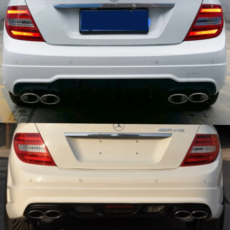 Для Mercedes-Benz C-Class E-Class S-Class глушитель модернизация выхлопной трубы C63 AMG R сварная