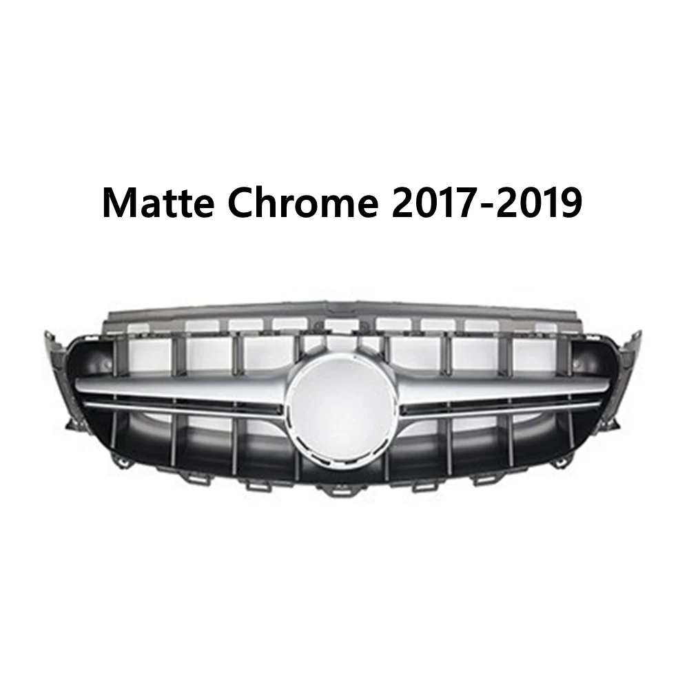 Для Mercedes W213 C238 A238 E Class E300 E200 E260 2017-2019 Perfect Match E63 GT Стиль Решетка переднего бампера