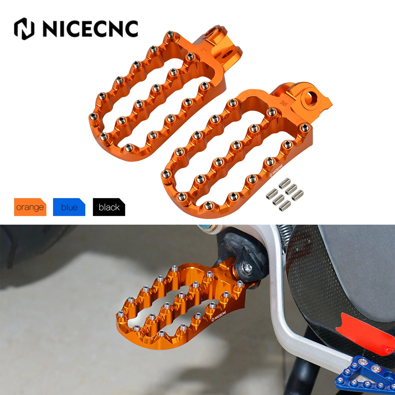 Для KTM 790 890 Duke Adventure R 2021-2023 подножки ножки педаль 690 Enduro SMC Supermoto/R Husqvarna 701