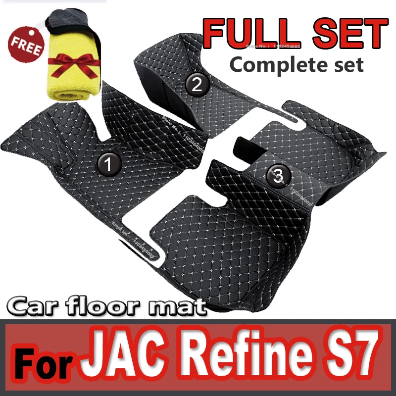 

Car Floor Mats For JAC Refine S7 SEi7 5-Seat 2017 2018 2019 Custom Auto Foot Pads Automobile Carpet Cover Interior Accessories