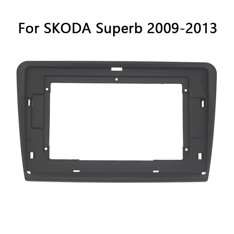 

2 Din Car Radio Fascia For SKODA Superb 2009-2013 Auto Stereo Audio Player DVD Panel Dash Kit Frame Center Console Holder