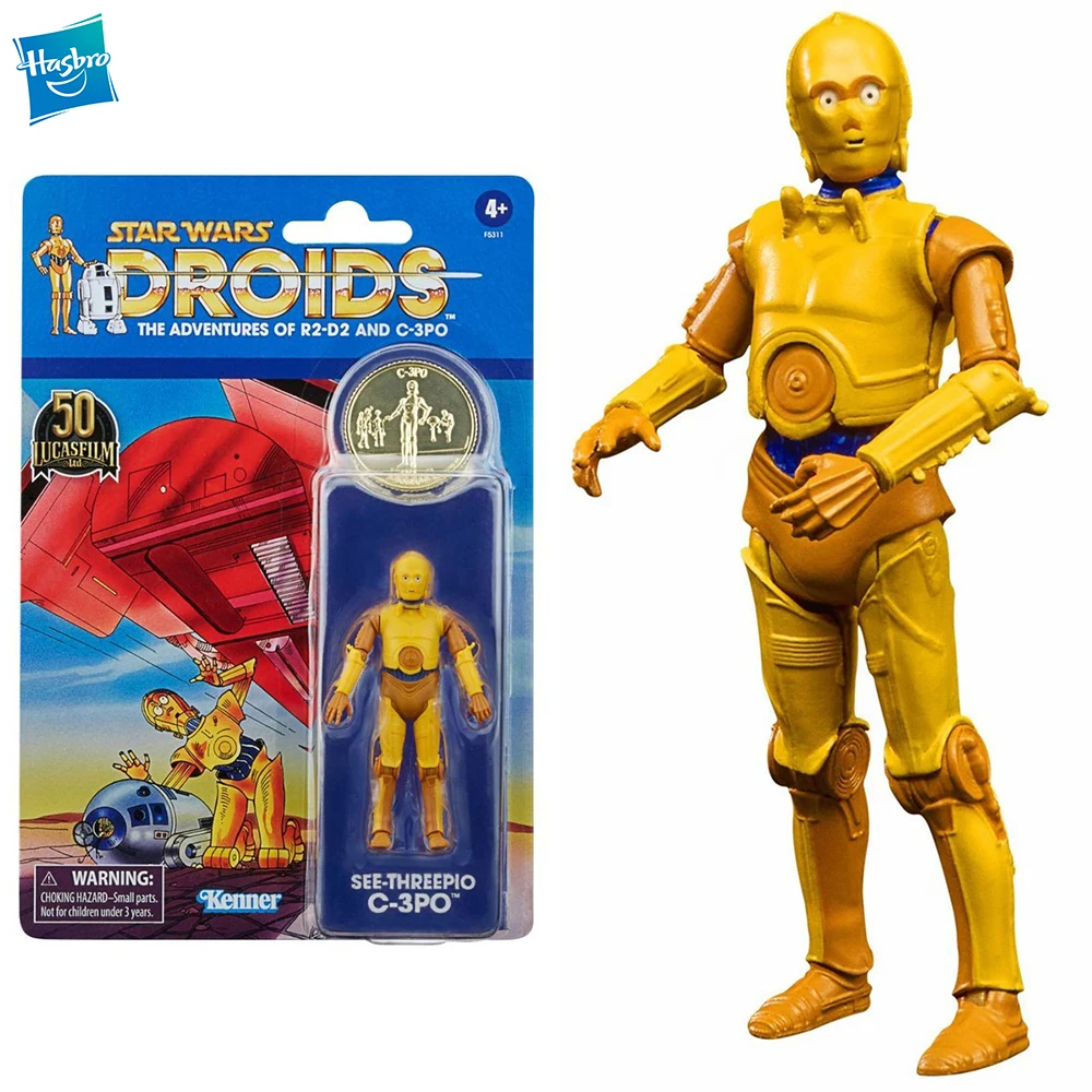 

Original Hasbro Star Wars The Vintage Collection SEE-THREEPIO C-3PO 3.75-Inch-Scale Action Figures Collectible Model Toys