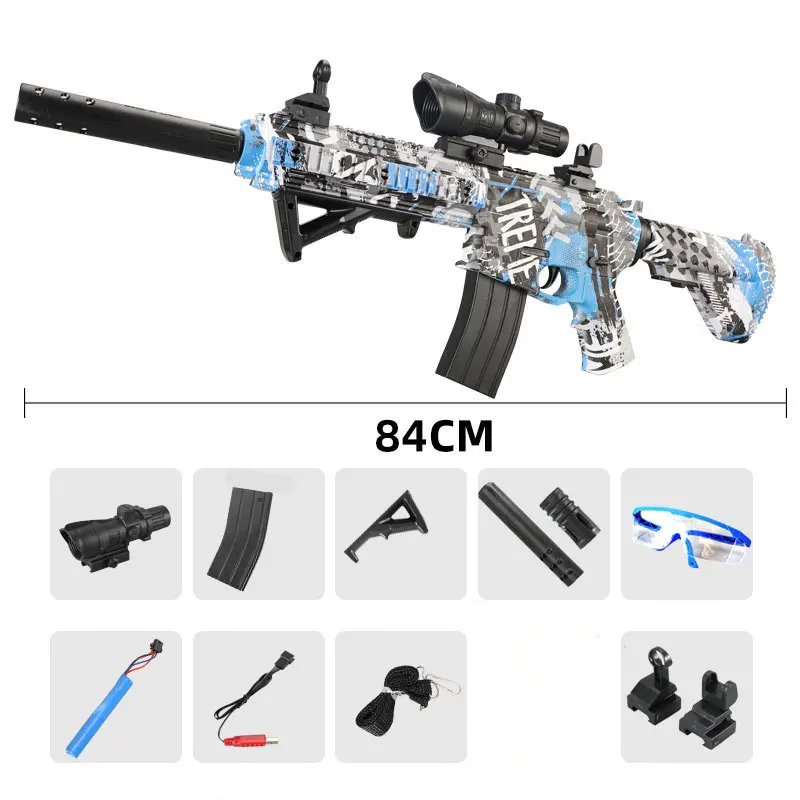 Электрический пистолет M416 из пластика для водяных шаров | AliExpress