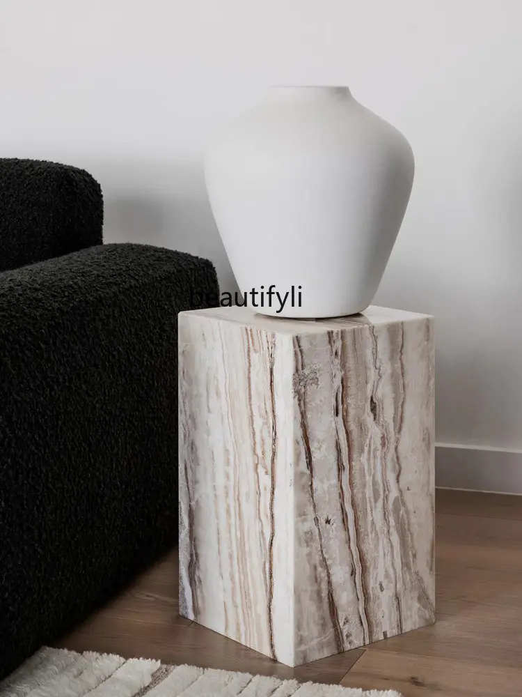 Силковый стиль серебряный дракон нефрит натуральный мрамор приставной столик