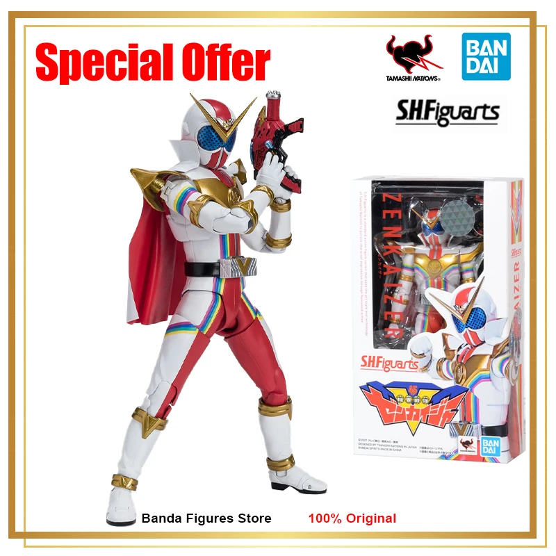 Оригинальный Bandai Shf S.H.Figuarts Kikai Sentai Zenkaiger 145 мм окрашенный в наличии коллекция аниме