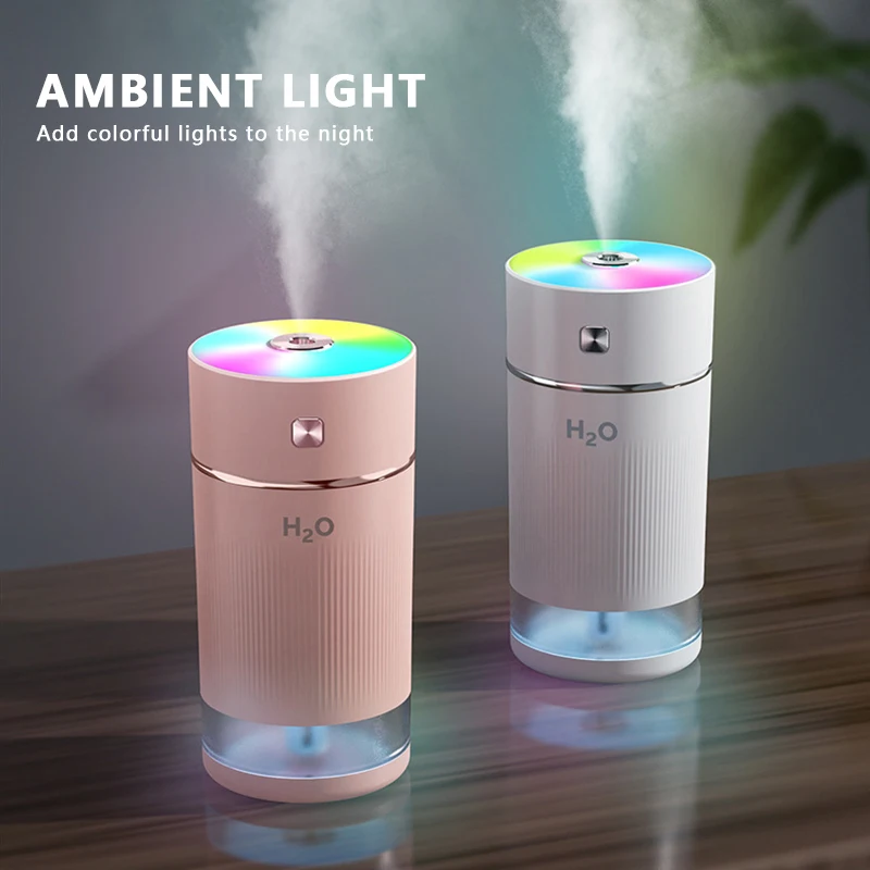 

Colorful Atmosphere Lighting Car & Home Air Humidifier 240ml Ultrasonic Aromatherapy Essential Oil Diffuser Mini USB Mist Maker