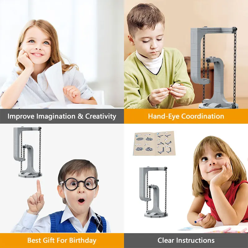 BZB MOC подвеска Tensegrity 39994 скульптура литая модель наука физическое образование