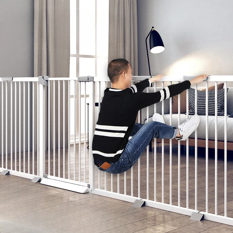 

Pet Isolation Iron Fence Dog Crate Indoor Large, Medium and Small Dogs Household Dog Playpen Fence