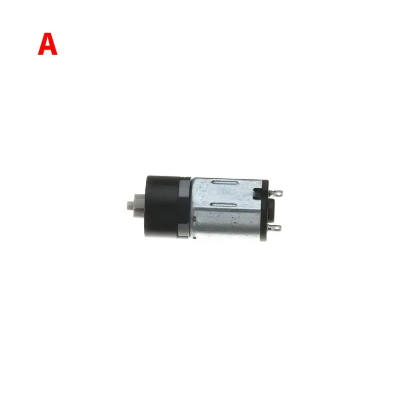 Фото 1 шт. DC 1.5V-3.7V 3V Низкоскоростной миниатюрный планетарный мотор-редуктор M10/N20 с большим крутящим моментом, бесшумный, пластиковый, с перекрестным валом №4