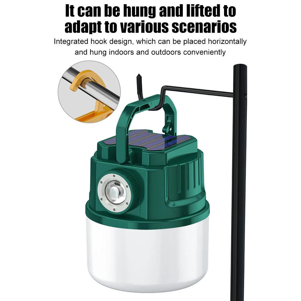 

Водонепроницаемый Телескопический светодиодный фонарь на солнечной батарее, 4 режима