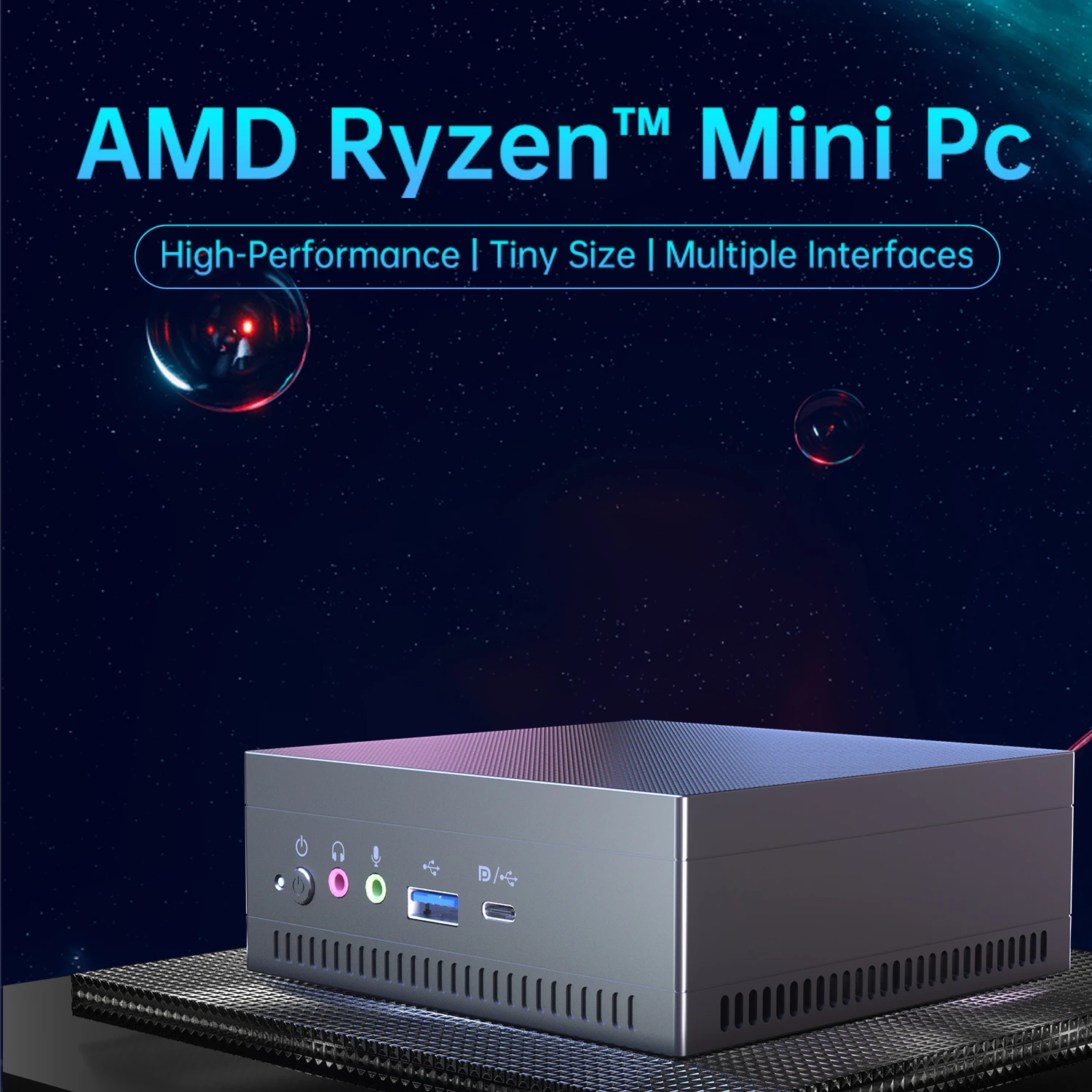 Мини-ПК AN1 Windows 11 AMD R7 3750H 2700U DDR4 8 ГБ 16 32 ОЗУ 256 512 1 ТБ ФК 10 4K настольный игровой