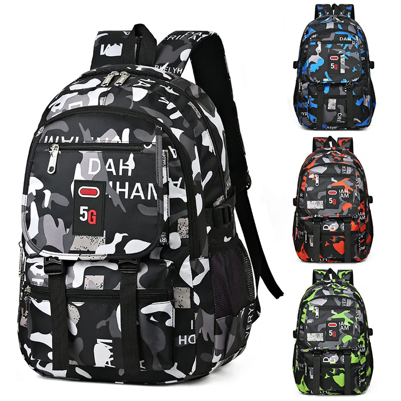 

dwaterproof water backpack school bags for teenagers boys girls camouflage school backpack occasional travel backpack