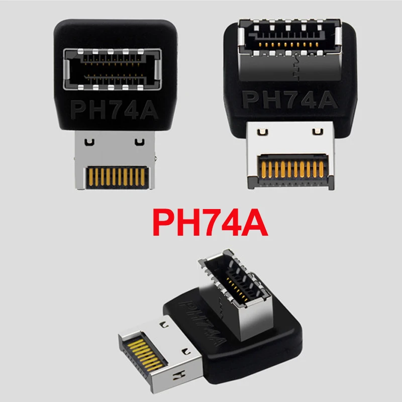 1 шт. USB 3.1 Type E преобразователь 90 градусов передний адаптер C вертикальный разъема