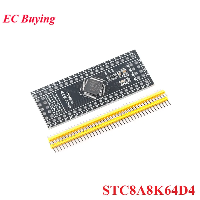 

Макетная плата STC8A8K64D4 Core, модуль 51, обучающая демо-система, плата SPI, совместимая с микроконтроллером вспышки STC 8A8K64D4