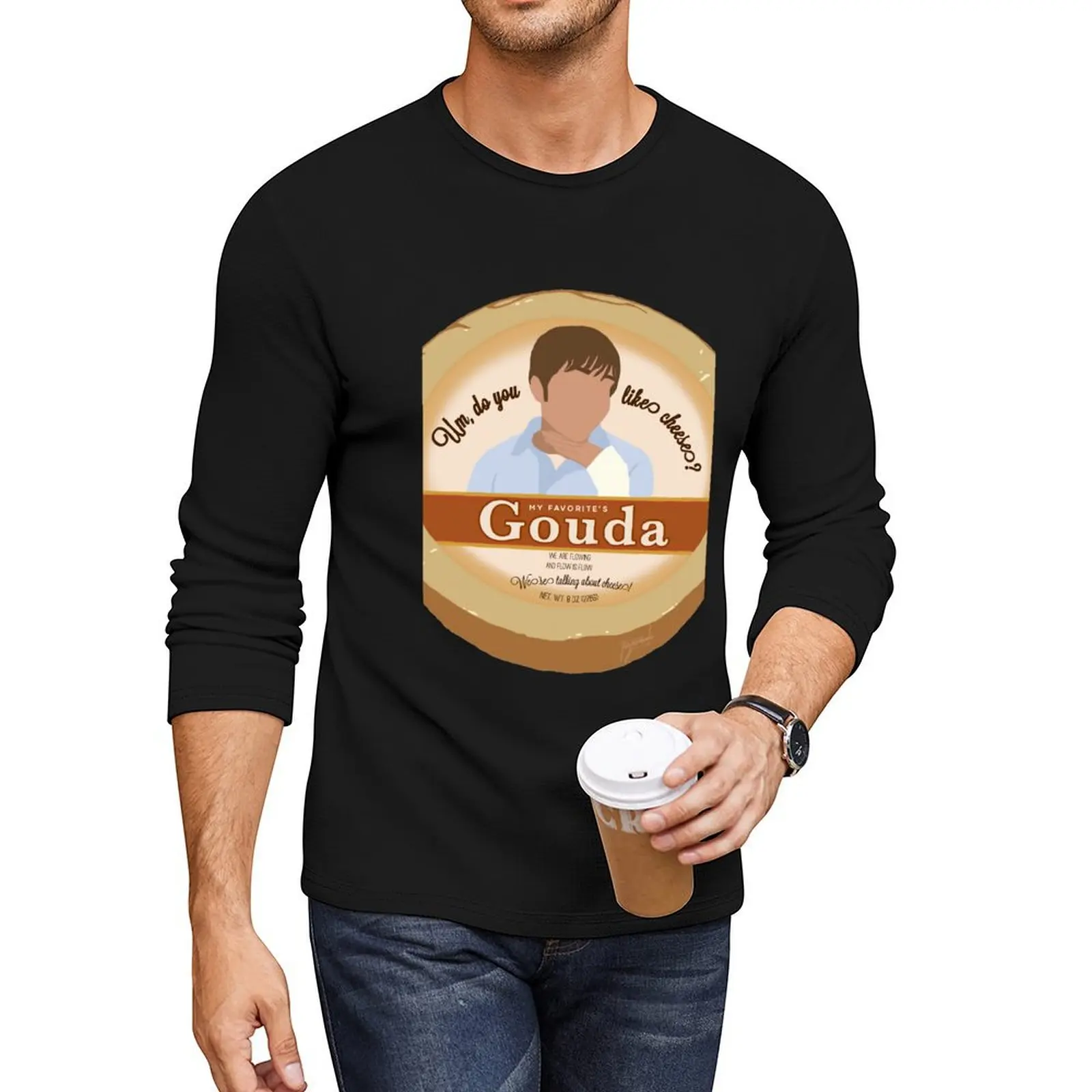 She's the Man (2006) Gouda Cheese \t Long T-Shirt anime clothes Tee shirt T-shirts for men cotton