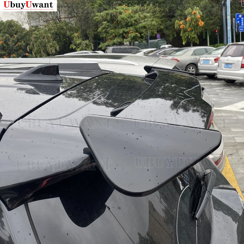 

Use For BMW 1 Series F20 2011-2018 Spoiler ABS Plastic Carbon Fiber Look Hatchback Roof Rear Wing Body Kit Accessories