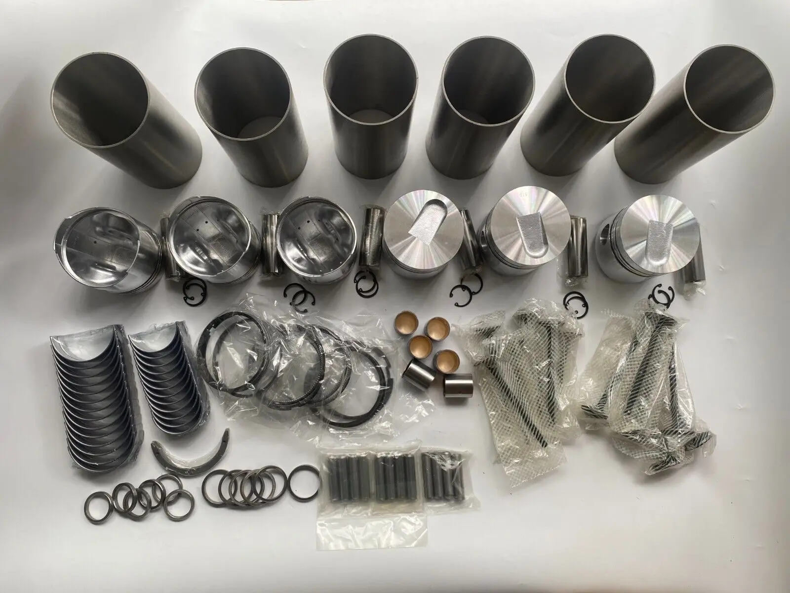 Для Mitsubishi S6E-2 S6E2 комплект для восстановления двигателя Водяной насос + Масляный