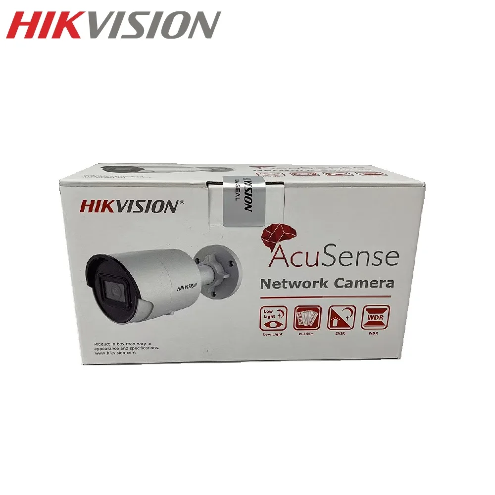 HIKVISION DS-2CD2086G2-IU Английская версия 8MP IP камера Bullet с встроенным микрофоном, поддержка PoE, ИК-подсветка 30м, уличное использование.