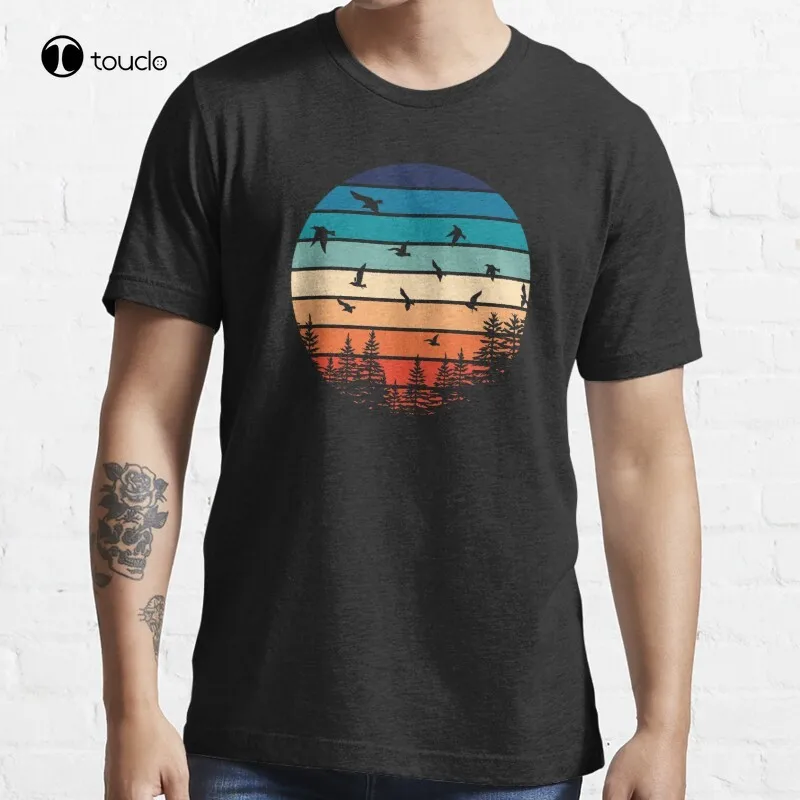 

New Birder Retro T-Shirt Cotton Tee Shirt S-5XL Unisex