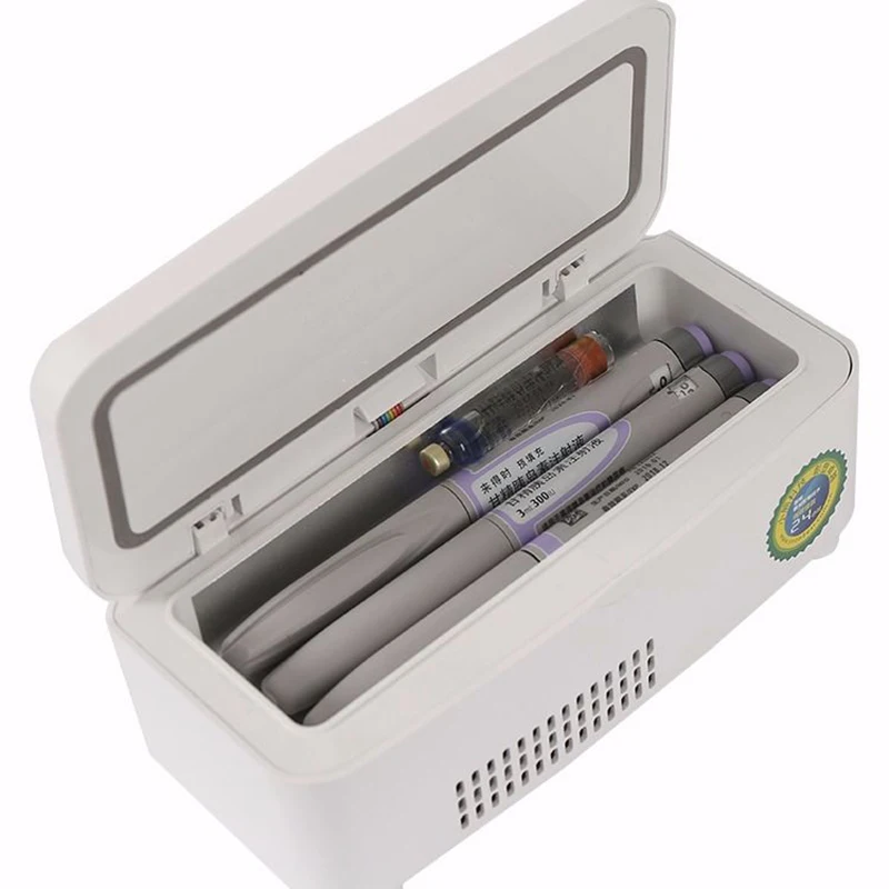 

Fridge Cooler Refrigerator Warmer Cooler Drink Freezer Cooler Bag for Insulin Vaccine Cold Diabetes Outdoor Travel Drug