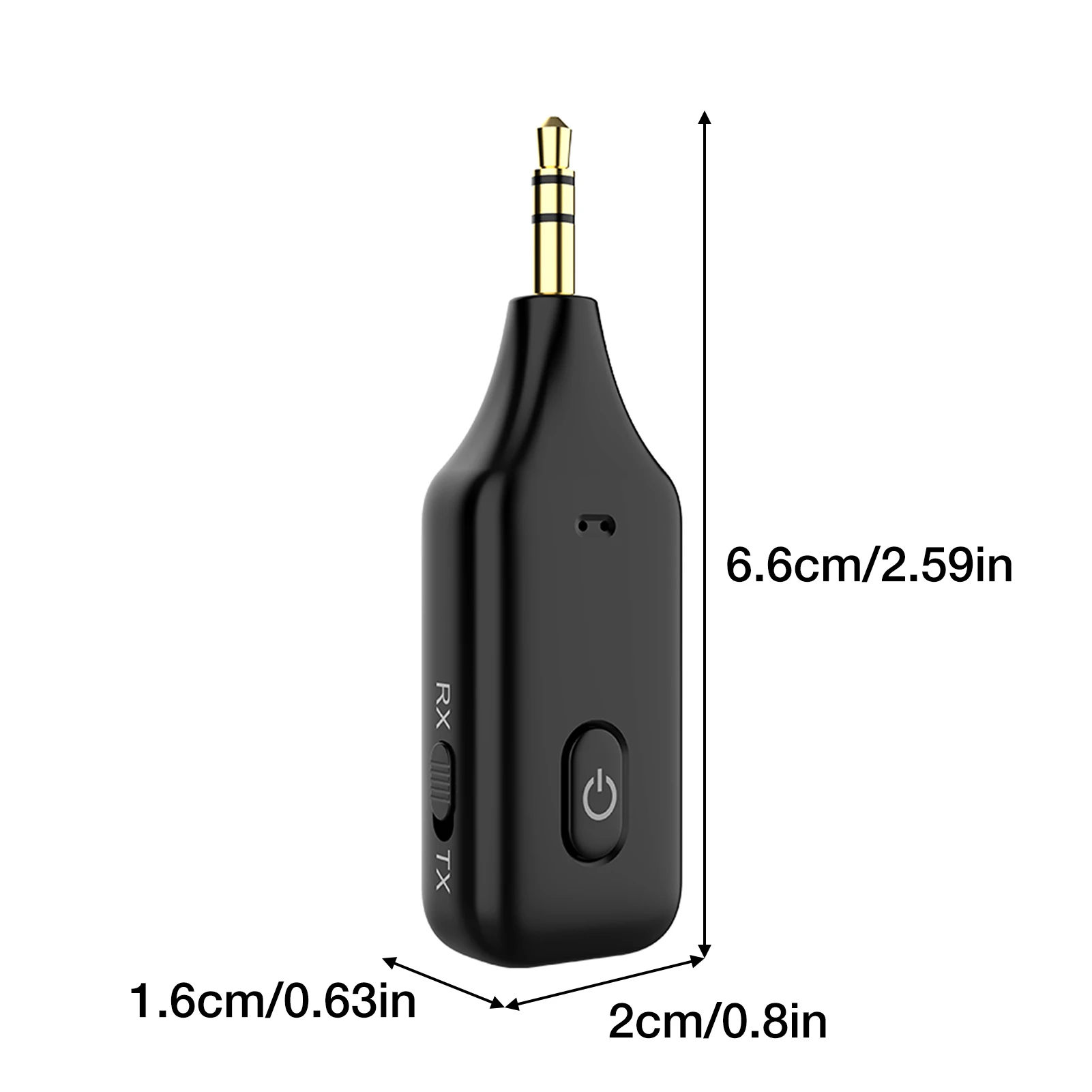 5.1 Blue Tooth Adapter Wireless Receiver Transmitter 3 In 1 3.5mm Blue Tooth Transmitter For Car Music Audio Aux Headphone images - 6