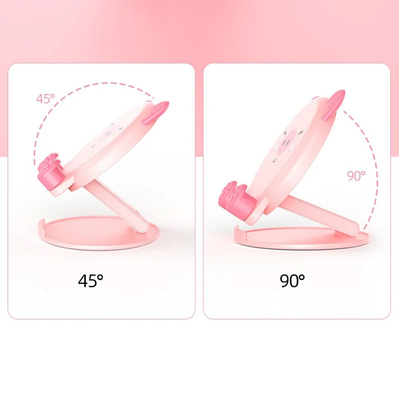 cute pig tiger foldable phone holder desktop cell phone stand universal adjustable foldable desktop table tablet holder stand free global shipping