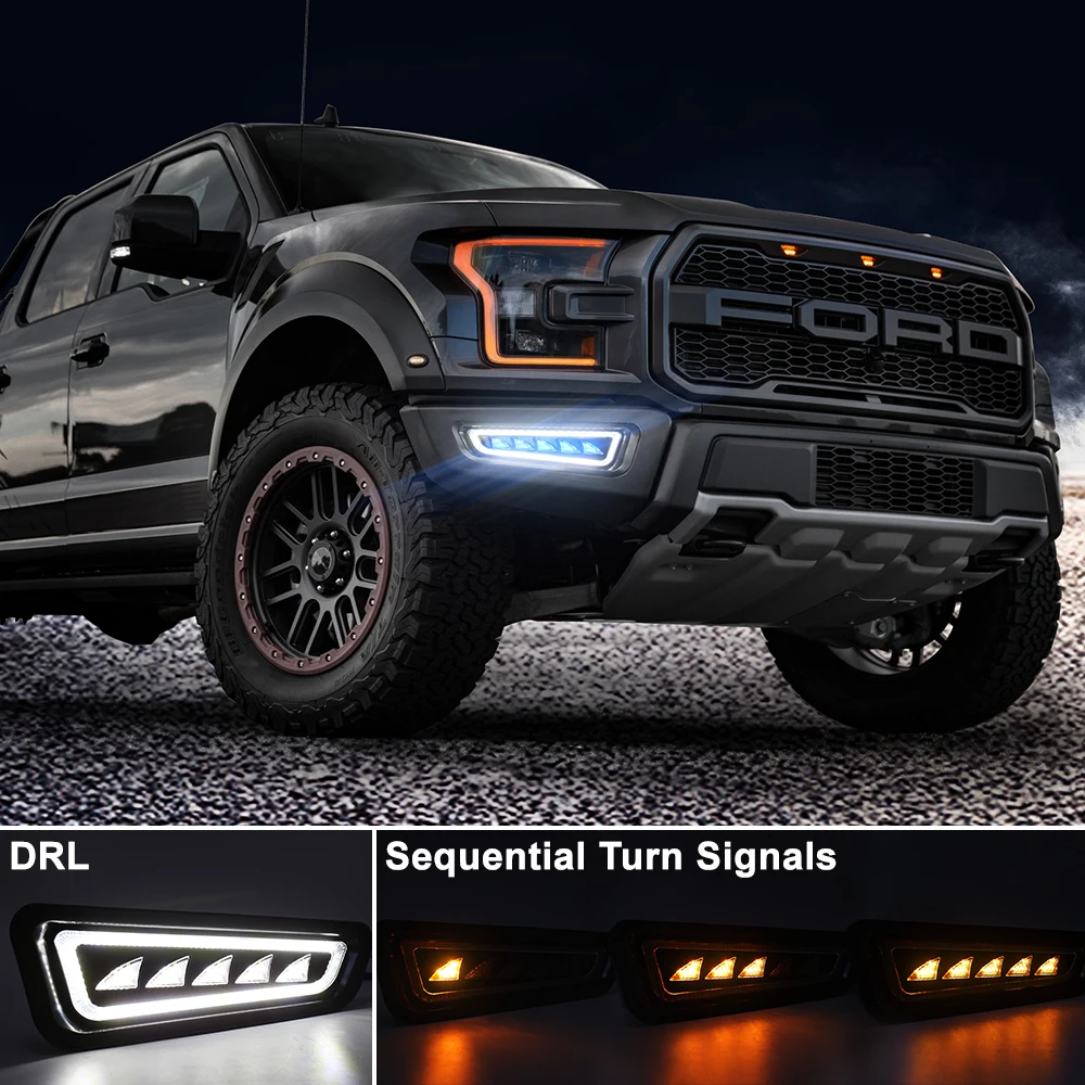 Водонепроницаемые противотуманные фары POVTOR 2 шт. 12 В со светло-голубым цветом для