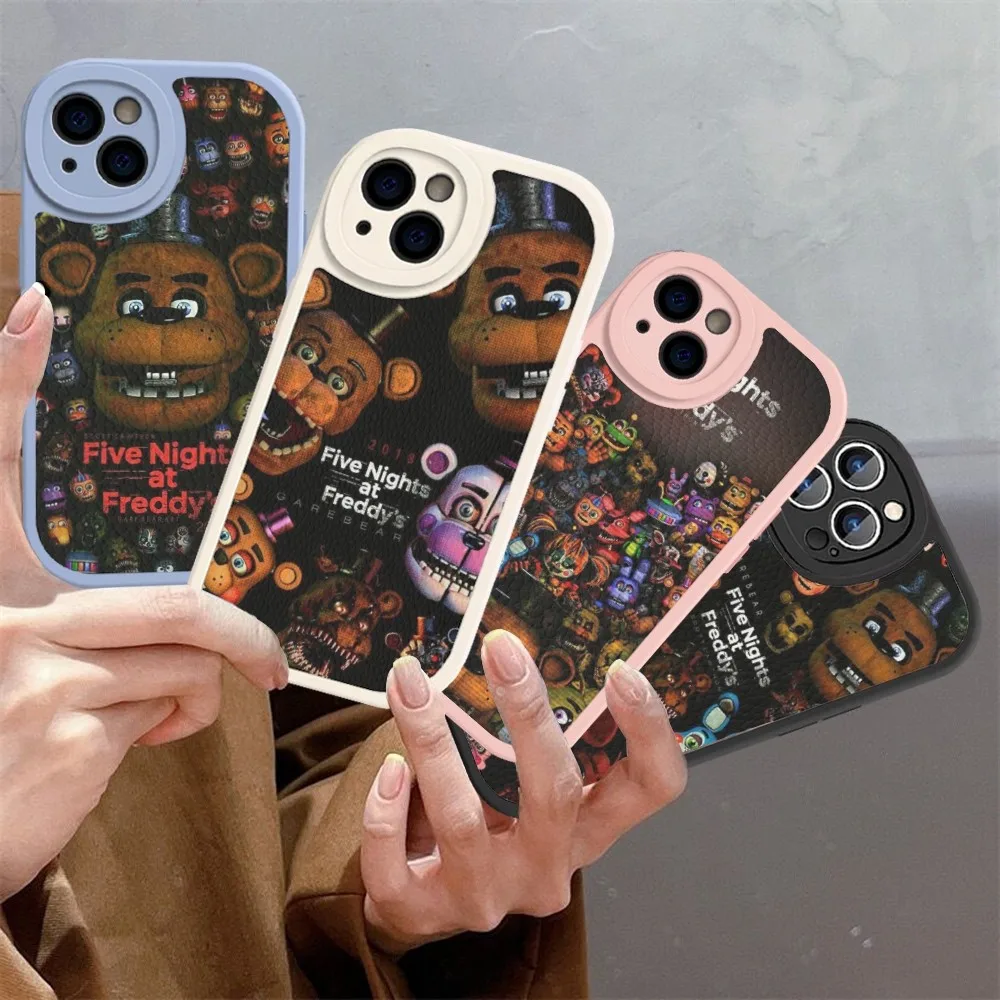 

Fnaf Five-nights-At-Freddys Anime Phone Case Hard Leather For iPhone 14 13 12 Mini 11 14 Pro Max Xs X Xr 7 8 Plus Fundas