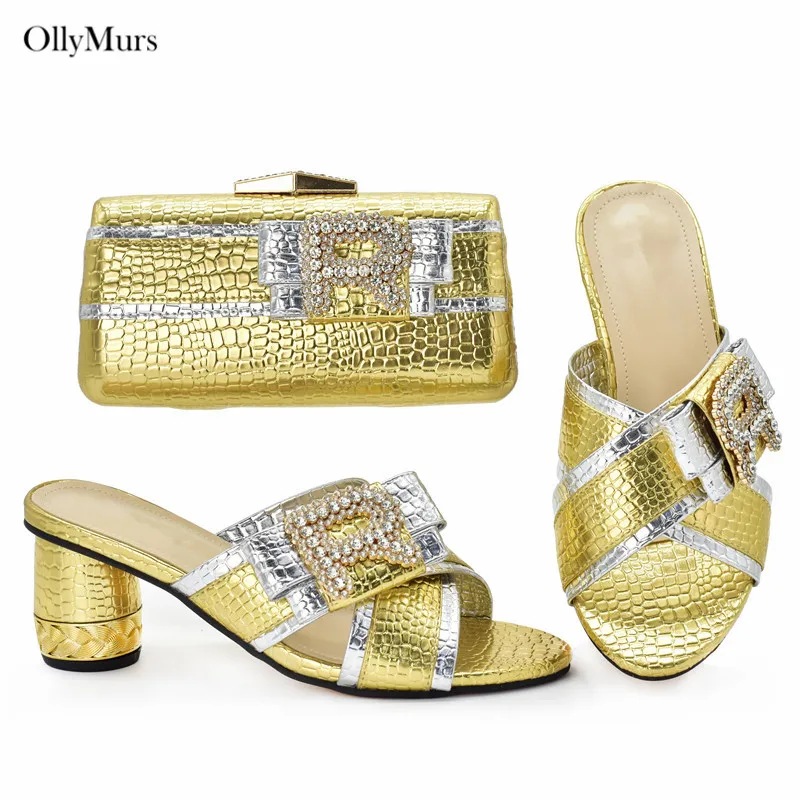 Модные летние женские тапочки обувь и сумки в комплекте африканский дизайн